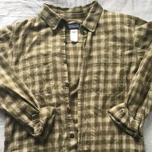 Men's S Patagonia Organic Cotton Flannel Button Down